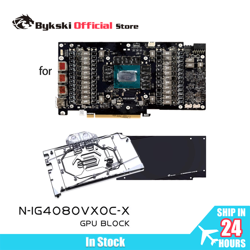 Rtx 4080 Water Cooling Block - Blok GPU Bykski N-IG4080VXOC-X untuk Kartu