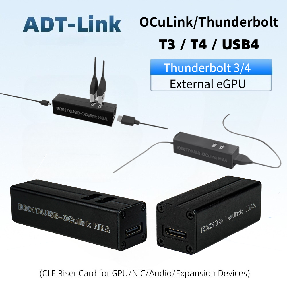 Gpu External Dock Egpu Thunderbolt 4 - Adaptor T3 / T4 OCuLink Thunderbolt