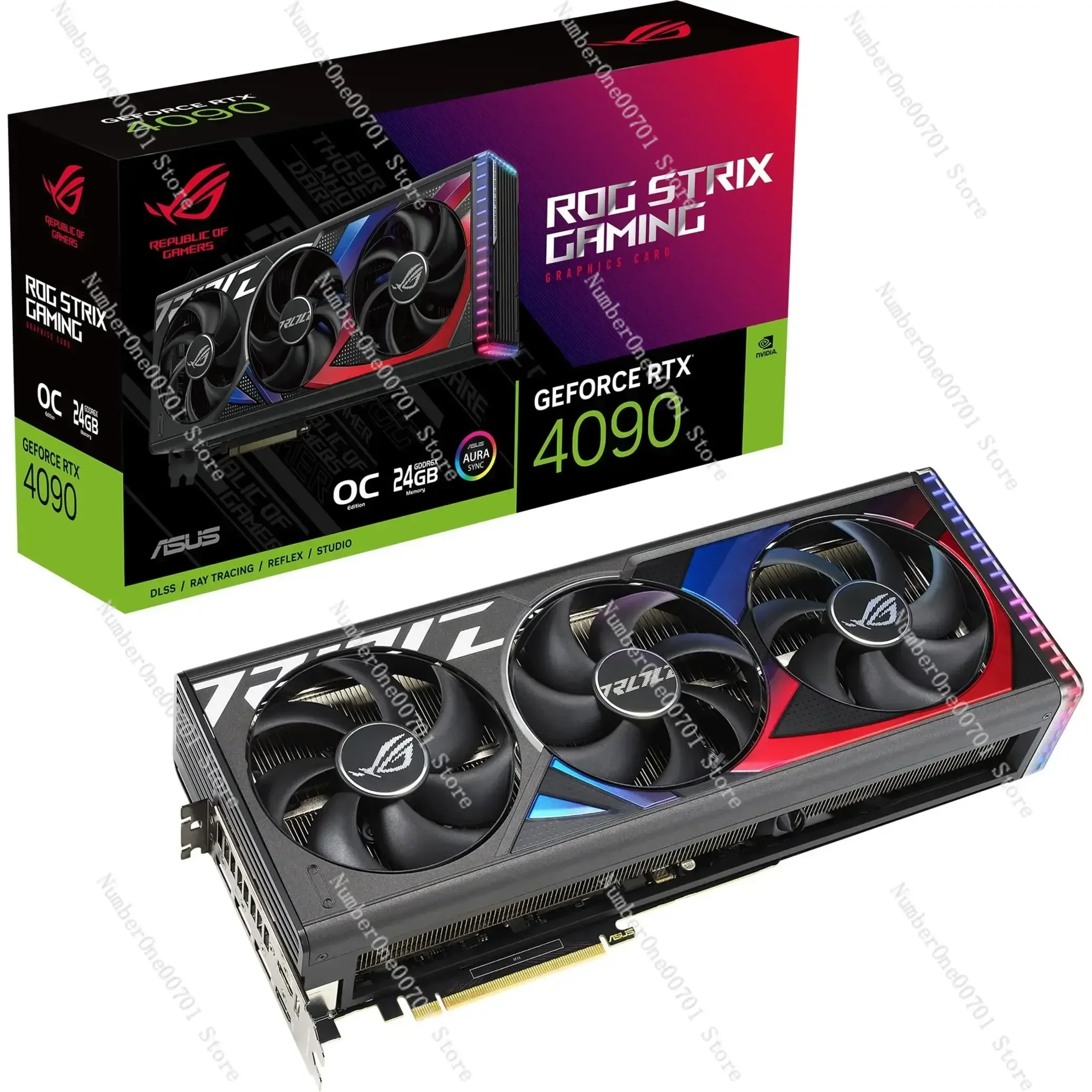 Rtx 4090 24Gb Graphics Card - Kartu grafis Rog_Strix_GeForce_RTX - 4090 OC