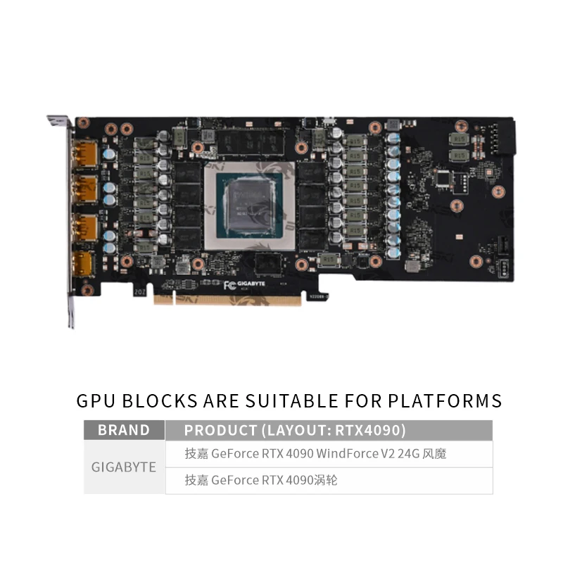 Bykski GPU Block untuk Kartu G - Rtx 4090 Water Block Full Cover ulasan dan harga