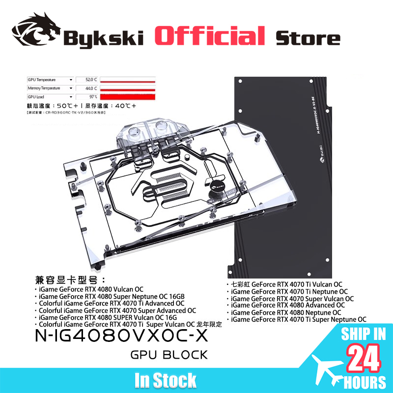Blok GPU Bykski N-IG4080VXOC-X - Rtx 4080 Water Cooling Block ulasan dan harga