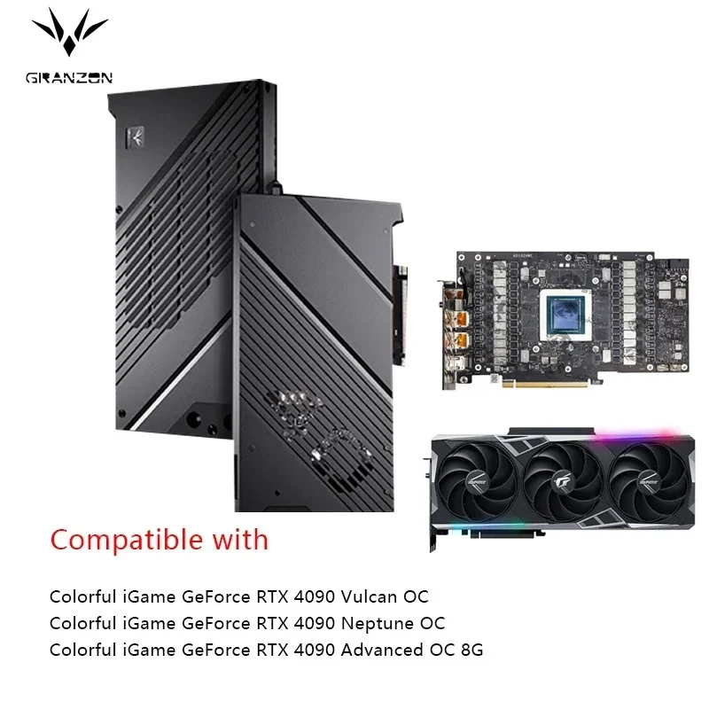 Blok Air Granzon untuk Kartu G - Rtx 4090 Water Block Full Cover ulasan dan harga