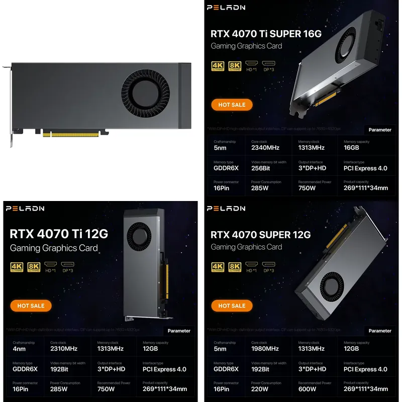 Penjualan Panas Kartu Grafis G - Rtx 4070 Ti Super 16Gb ulasan dan harga