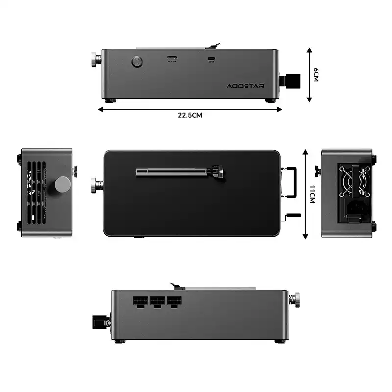 Stasiun Dok Kartu Grafis AG01  - Oculink Gpu Dock Station ulasan dan harga