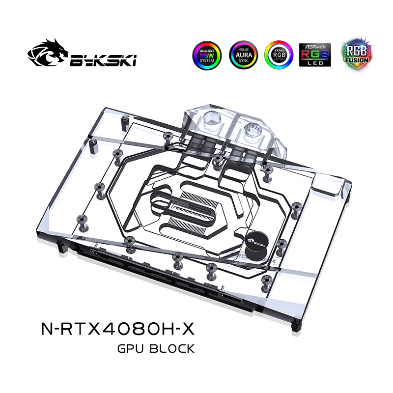 Bykski N-RTX4080H-X Blok GPU D - Rtx 4080 Water Cooling Block ulasan dan harga
