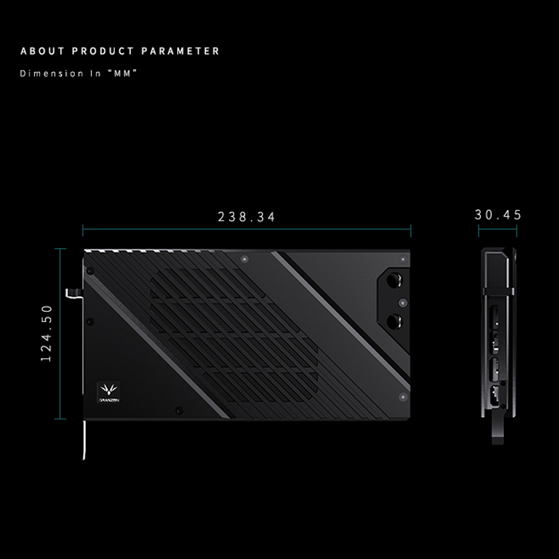 Granzon blok air untuk PNY RTX - Rtx 4080 Water Cooling Block ulasan dan harga