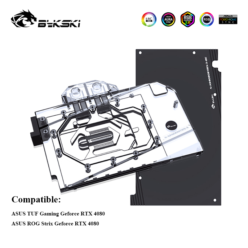 Pendingin Air GPU Bykski Untuk - Rtx 4080 Water Cooling Block ulasan dan harga